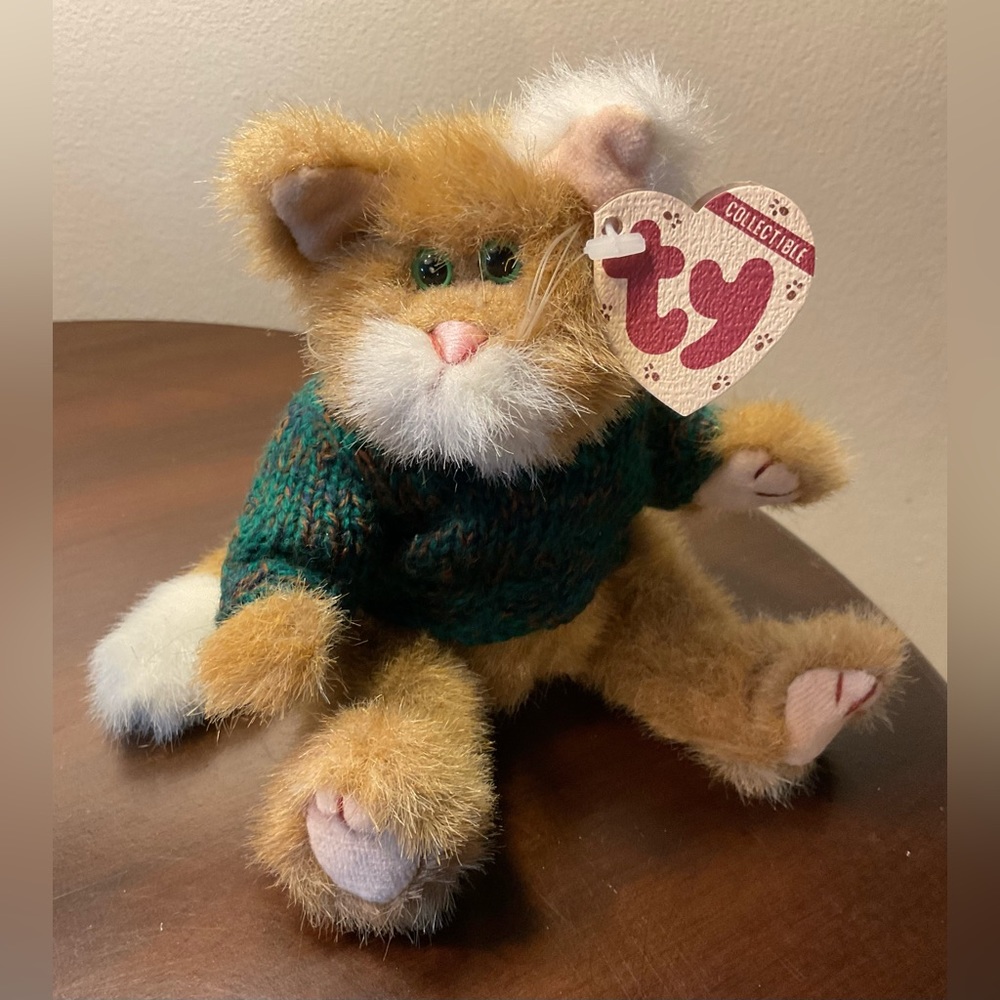 Ty Pouncer the orange cat Attic Collectible